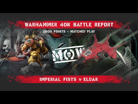 Warhammer 40K. Imperial Fists v Craftworld Eldar. 2000 points