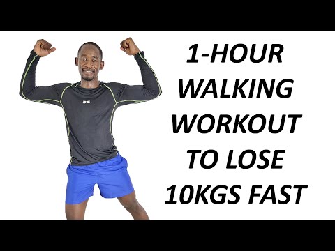 10000 Steps INTENSE Walk at Home Cardio Workout Melt 700 Calories