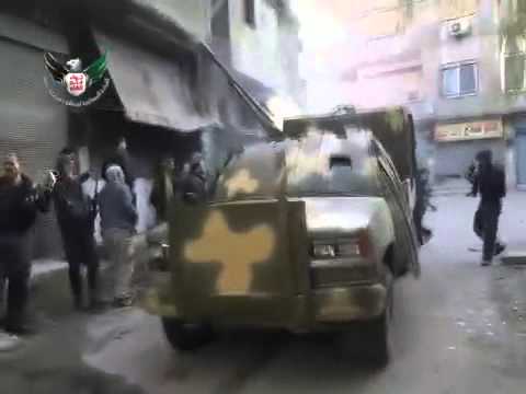 استهداف قناص لقوات النظام من قبل لواء فتح الشام في مدينة حرستا في محافظة ريف دمشق