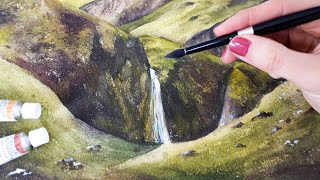 GENIUS TRICK to Loosen up Realistic Watercolor