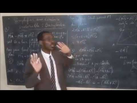 SIMPLIFIER UNE EXPRESSION VECTORIELLE AVEC BARYCENTRE