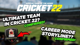 CRICKET 22 | "Ultimate" Team & Career Mode Storyline Confirmed in Cricket 22!?