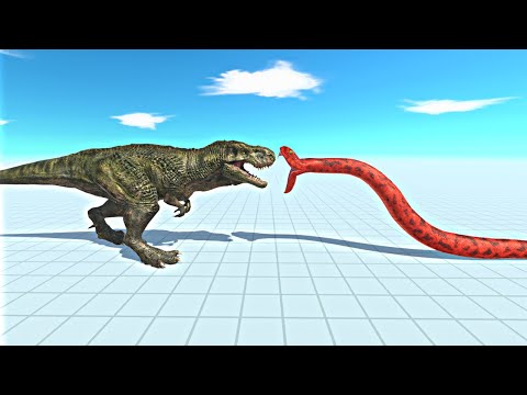 T-REX vs EVERY REPTILE UNIT | Animal Revolt Battle Simulator (No Commentary)