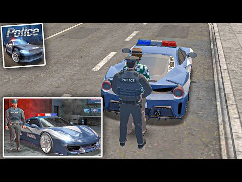 Police Sim 2022 - NEW OVILEX GAME - FERRARI 488 PISTA Police car driving - Android Gameplay #6