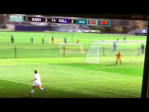 110417 Sydney Jones “No Look Heel Kick Assist” Williams College Win Over Amherst in NESCAC Semi’s