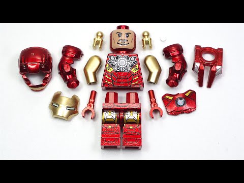 LEGO Iron Man Mark 7 Magnetic Iron Man Armor | Avengers: Doomsday Promo | Unofficial Minifigure AW03