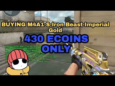 BUYING M4A1-S-Iron Beast-Imperial Gold 430 ECOINS ONLY!! l (CFPH) l B_HAYRO