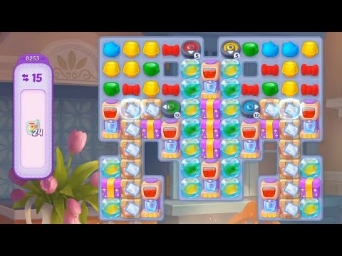 homescapes level 8253 | homescapes hard level