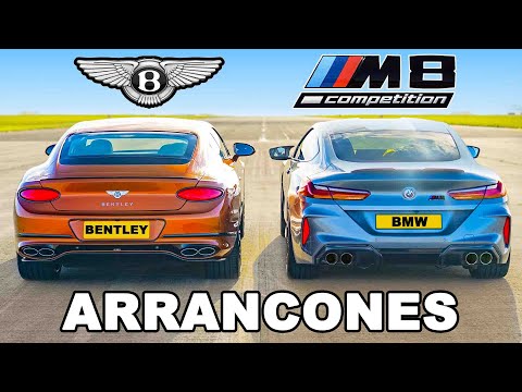 BMW M8 vs Bentley Continental GT: ARRANCONES