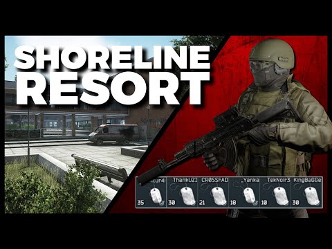 Insane Shoreline Resort PVP Run | 6 PMC Kills | Escape from Tarkov | Recuso