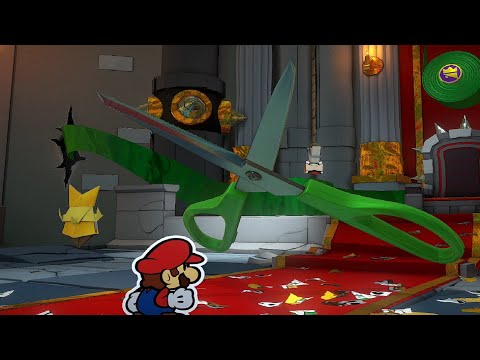 Paper Mario Origami King - Scissors Boss Fight #13
