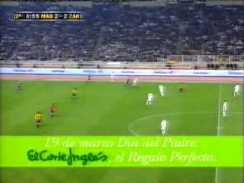 Real Zaragoza vs Real Madrid 3-2 copa Final 2004