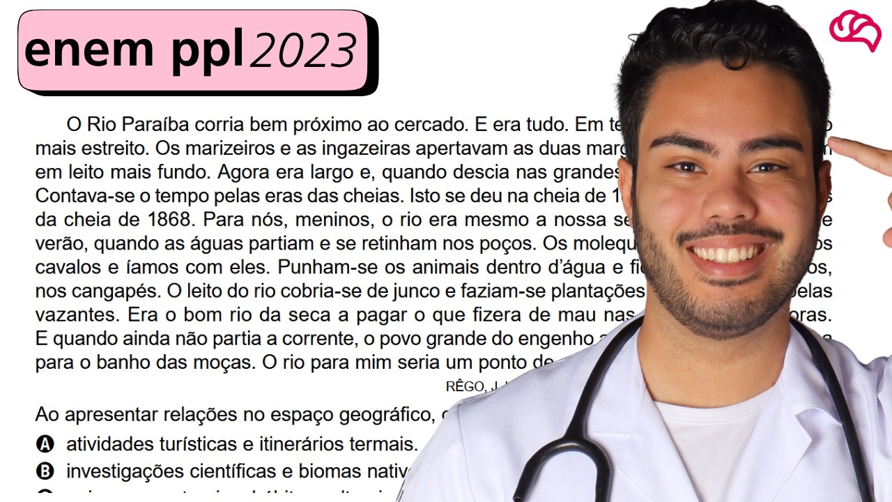 Resolução em Vídeo — Questão 55 ENEM 2023 PPL