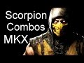 Mortal Kombat X Scorpion All Combos MKX ...