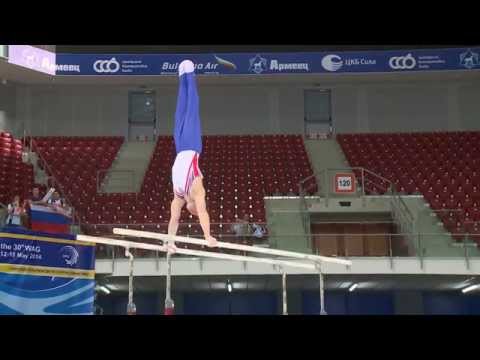 Nile Wilson - parallel bars - All Around - 2014 Junior Euros