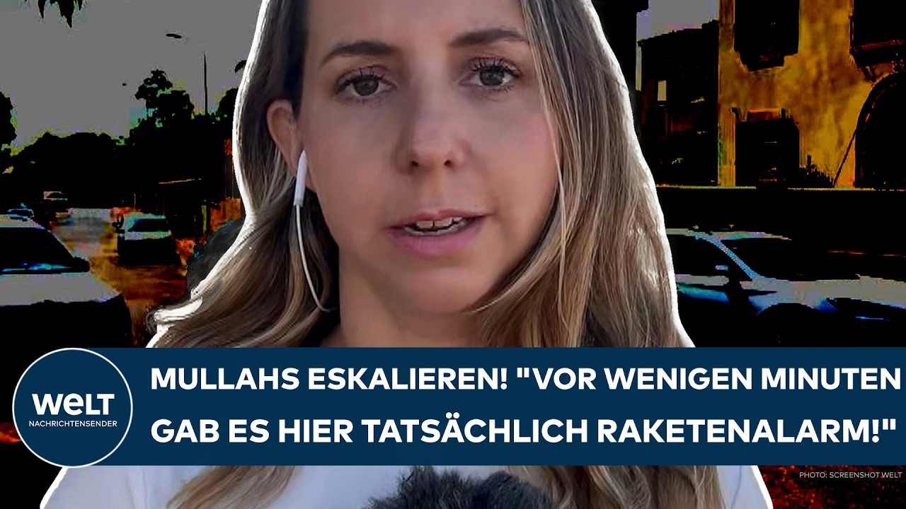 IRAN-KRIEG: Die Mullahs eskalieren! "Vor wenigen Minuten gab es hier tatsächlich Raketenalarm!"