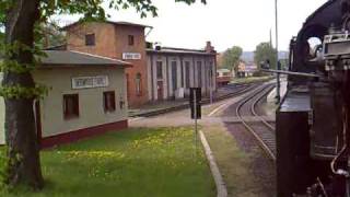 preview picture of video 'Selketalbahn Alexisbad - Gernrode - Quedlinburg -3- Harz (26 april 2009)'