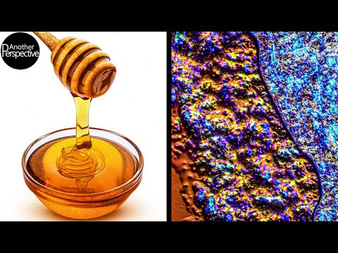 What Does Honey Look Like Under a Microscope?