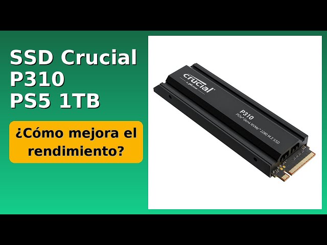 Vídeo relacionado con Crucial P310 PS5 SSD 1TB PCIe Gen4 NVMe M.2 con Disipador, hasta 7100 MB/s, Compatible con PlayStation 5, Ordenador de Sobremesa, Disco Duro Interno - CT1000P310SSD5-01