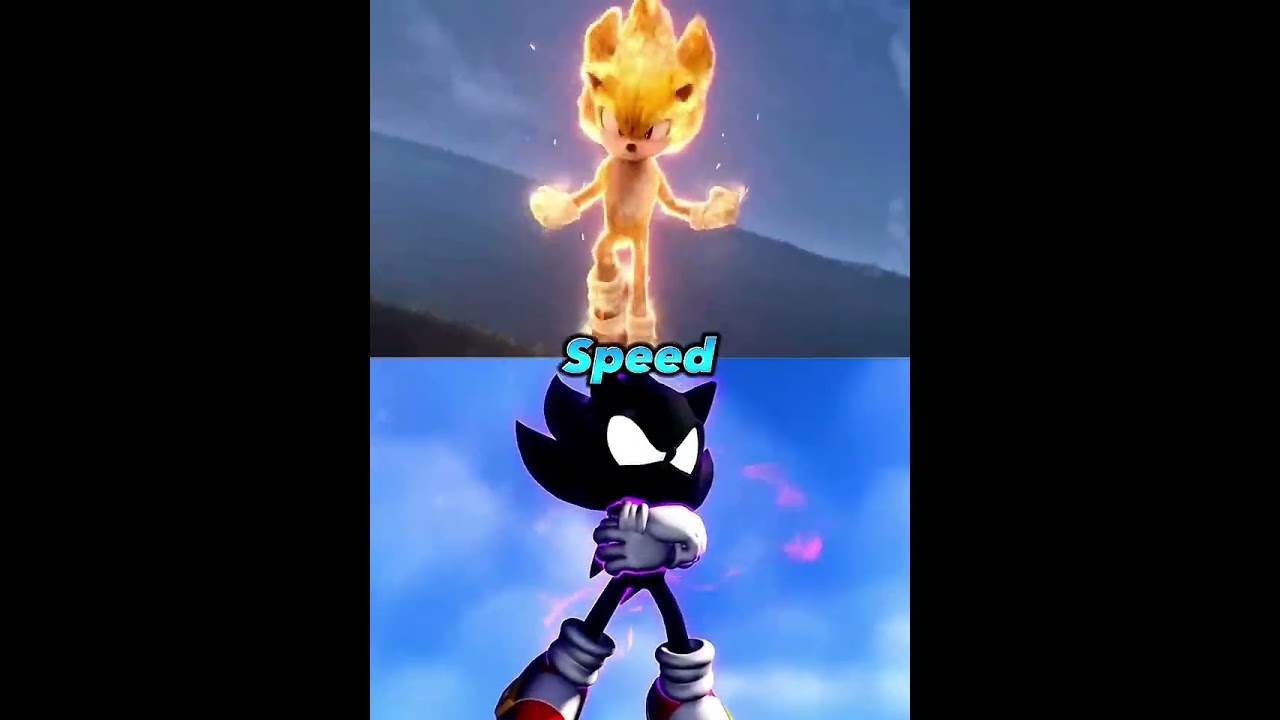 Super Sonic VS Dark Sonic