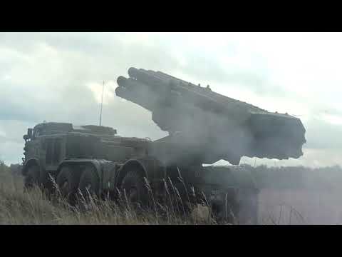Incredible: TOS-1 (MLRS) Weapons System In Action