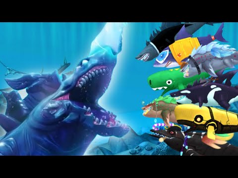 NEW LUMINITE SHARK LIVE IN EVENT (The most fish eaten) - Hungry Shark Evolution
