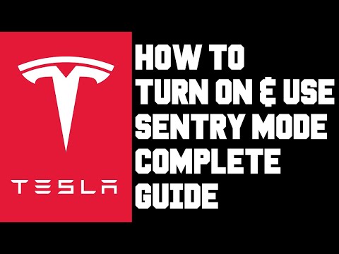 Tesla How To Setup & Use Sentry Mode - How To Turn on Sentry Mode Live Camera Footage Complete Guide