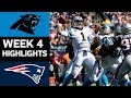 Panthers vs. Patriots | NFL Week 4 Game Highlights
