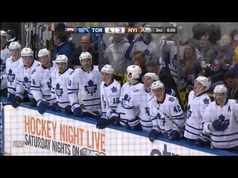 Lupul Goal - Leafs 4 vs Islanders 3 - Feb 27th 2014 (HD)