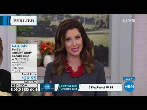 Perlier Agrumarium Body Cream Duo with Gift Bag