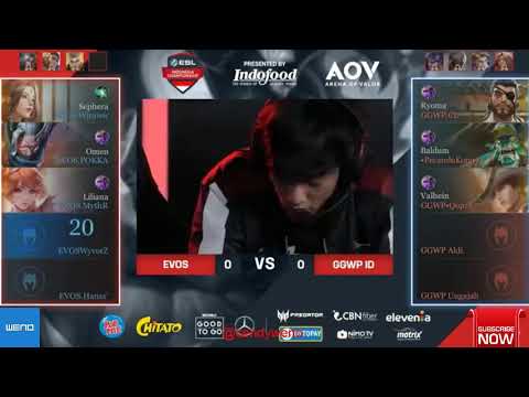 EVOS vs GGWP.ID (Game 1) ESL Indonesia Champions