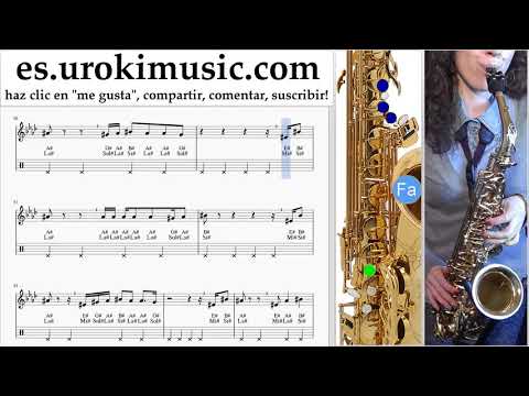 Como Tocar Saxofon (tenor) Janet Jackson x Daddy Yankee - Made For Now Tablatura um-ih927