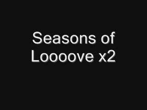 Rent Karaoke - Seasons Of Love - Solo Part Karaoke