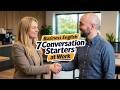 How To Start An English Conversation At Work Speaking Practice And Small Talk American British