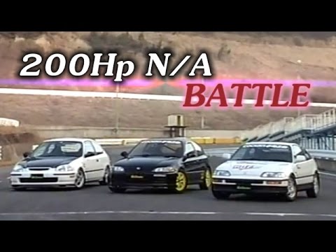 [ENG CC] 200HP N/A Battle - Spoon Civic, Technika CRX, Technika Civic HV19