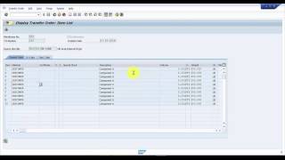 How to confirm a Transfer Order at Item Level  LT11 - SAP WM Videos