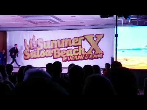 Emiliano sosa, Sebastián Ibarra y Javi Rica actuación usummer salsa beach X