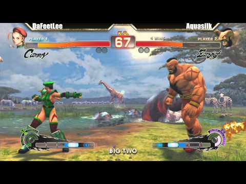 SSF4 AE 2012 DaFeetLee vs Aquasilk - Big Two #8 Tournament