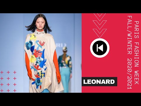 LEONARD Paris Fashion Week Fall/Winter 2020/2021 #leonard #ParisFashionWeek #fallwinter #PFW #runway