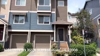For Rent: 10521 NE Park Ridge Way, Hillsboro, OR 97006