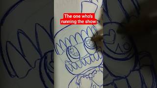 Drawing Caine - The one who's running the show!! #theamazingdigitalcircus #caine #tadc