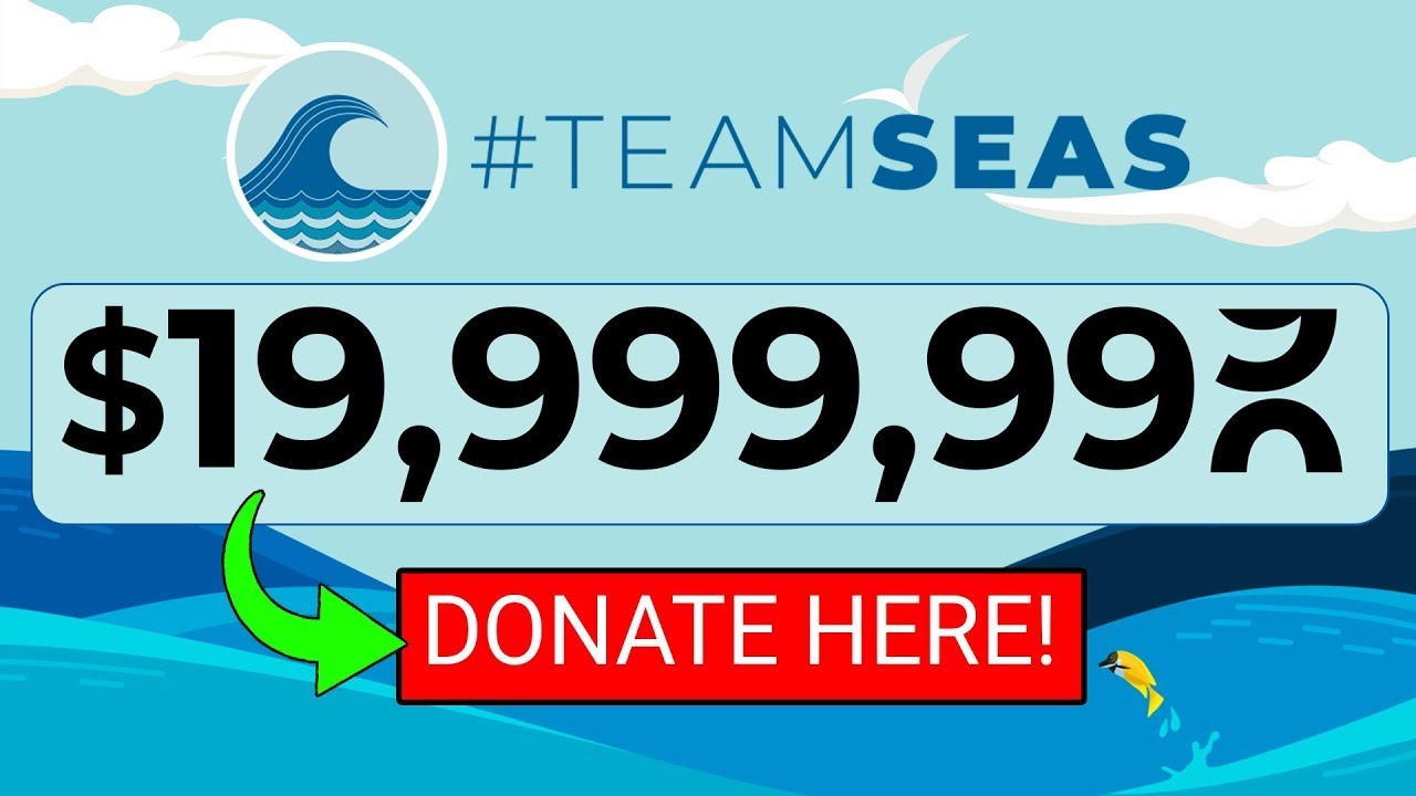 #TeamSeas LIVE Donation Count ($30M, Fundraiser) MrBeast x Mark Rober