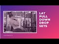 Lat Pull Down Drop Sets | #AskKenneth