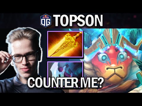 OG.TOPSON MONKEY KING - COUNTER ME - DOTA 2 7.25 GAMEPLAY