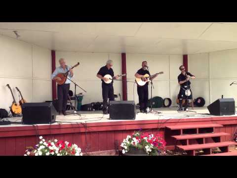 Peter Daldry with Men of Worth and David Brewer at the La Grande Celtic Festival 2013