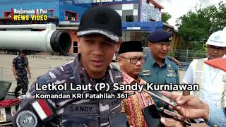 Pertama Kali dalam 40 Tahun, KRI Fatahilah 361 Sandar di Banjarmasin