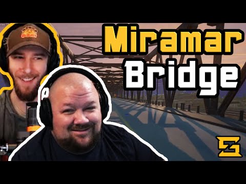 A Rare Miramar Bridge Camp w/ chocoTaco | PUBG Duo Gameplay