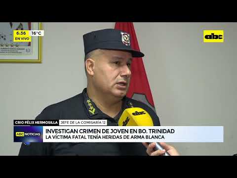 Investigan apuñalamiento en cancha del barrio Trinidad de Asunción