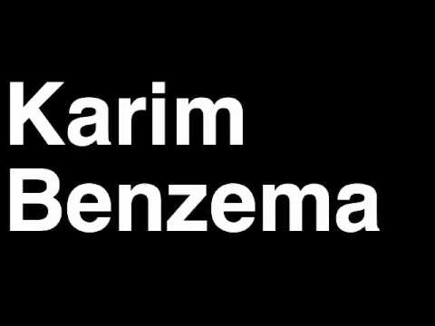 How to Pronounce Karim Benzema Real Madrid CF Football Goal Penalty Kick Yellow Red Card Injury