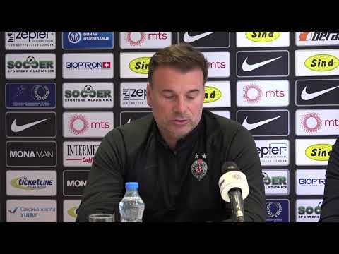 Konferencija za medije pred 1/4 finala Kupa Srbije FK Partizan - FK Loznica